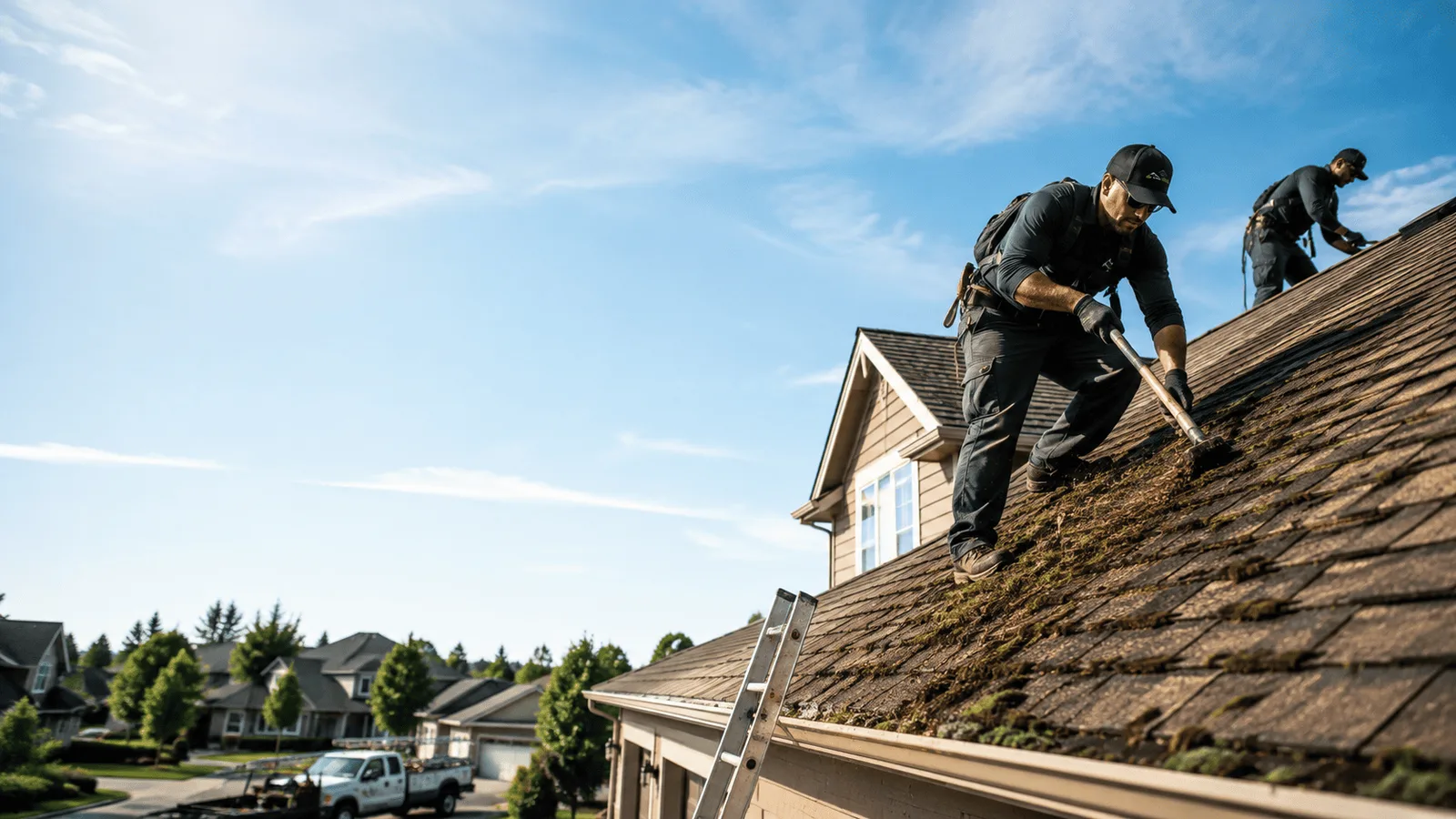 Roof Moss Removal in Vinton, IA near me